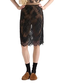 Lace Pencil Skirt