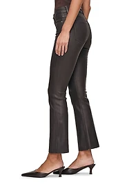 Bridget Boot High Rise Instasculpt Coated Crop Jeans