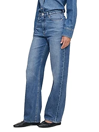 Karmine Refined Wide Leg Sculpt System Aura High Rise Jeans
