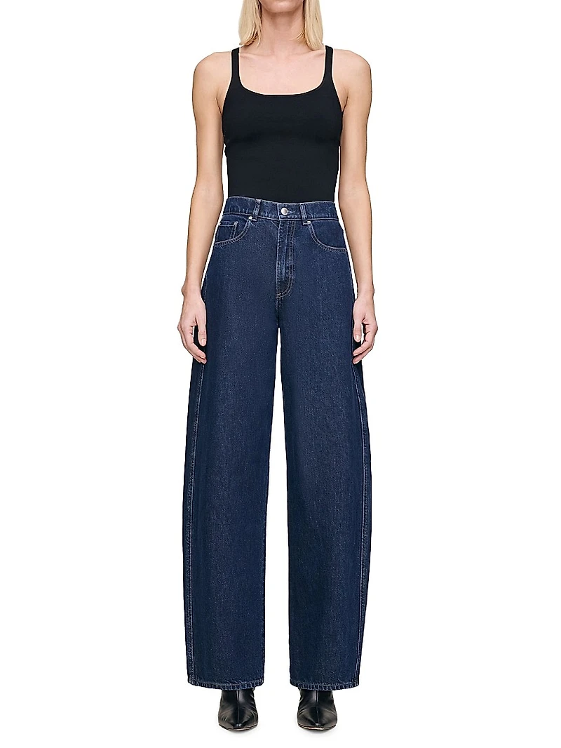 Taylor Relaxed Barrel High Rise Jeans