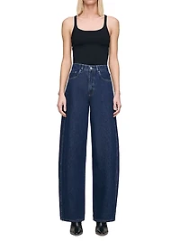 Taylor Relaxed Barrel High Rise Jeans