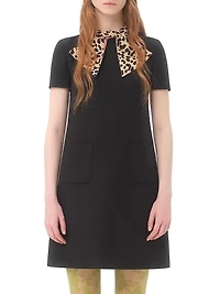 Crepe Couture Short Dress