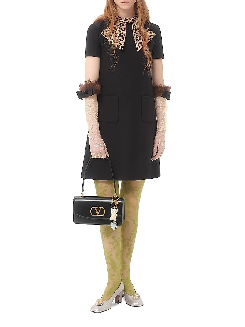 Crepe Couture Short Dress