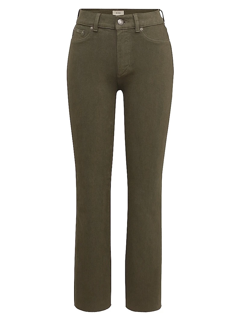 Mara Straight Mid Rise Instasculpt Ankle Jeans
