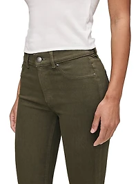 Mara Straight Mid Rise Instasculpt Ankle Jeans