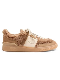 Upvillage Sneakers Wool and Crust Leather