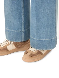 Upvillage Sneakers Wool and Crust Leather