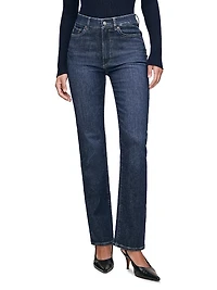 Halle Straight High Rise Instasculpt Jeans