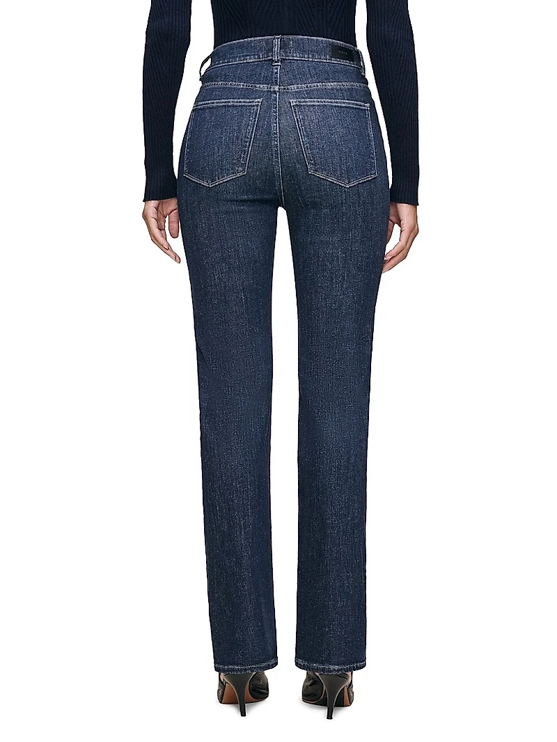 Halle Straight High Rise Instasculpt Jeans