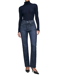 Halle Straight High Rise Instasculpt Jeans