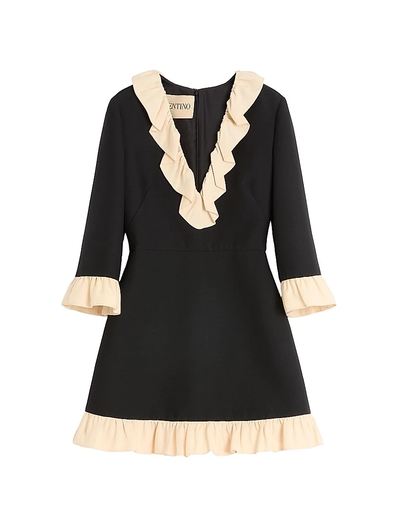 Crepe Couture Short Dress