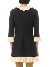 Crepe Couture Short Dress