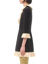 Crepe Couture Short Dress