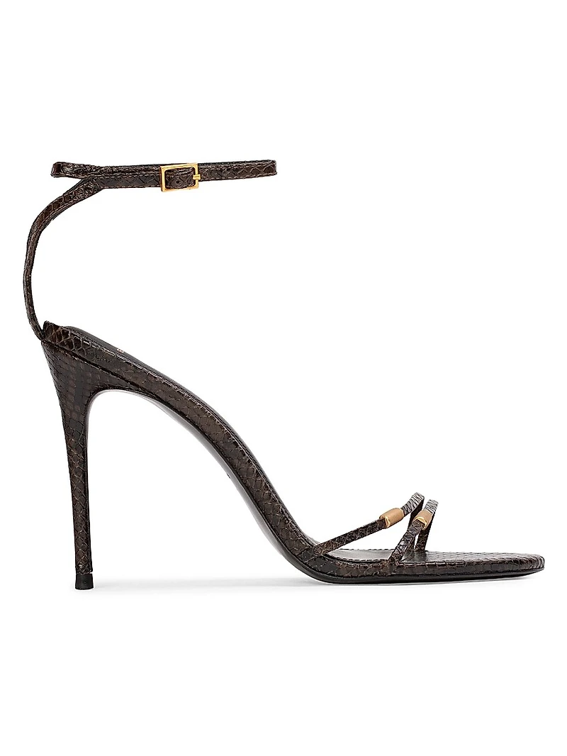 Britanny 100MM Strappy Snake Sandals