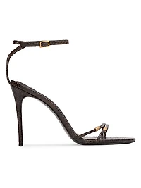 Britanny 100MM Strappy Snake Sandals