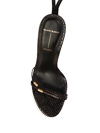 Britanny 100MM Strappy Snake Sandals