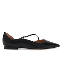 Bettina Leather Flat Pumps