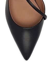 Bettina Leather Flat Pumps