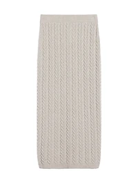 Wool and Cashmere Pencil Skirt