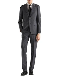 Wool and Mohair Single-Breasted Suit