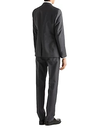 Wool and Mohair Single-Breasted Suit