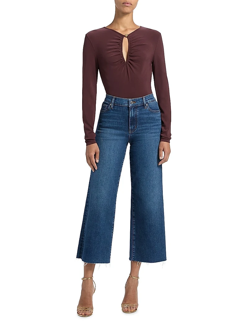 The Keyhole Matte Jersey Top