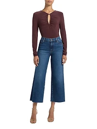 The Keyhole Matte Jersey Top