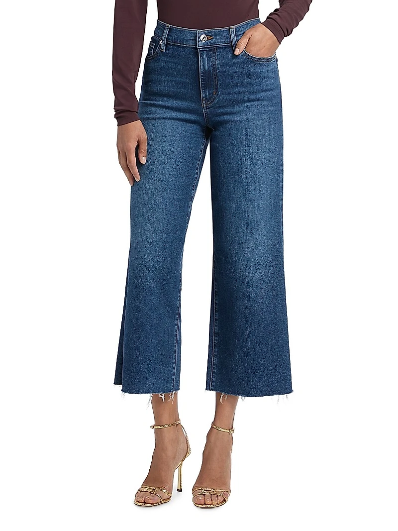 Le Slim Palazzo Stretch Crop Jeans