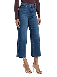 Le Slim Palazzo Stretch Crop Jeans