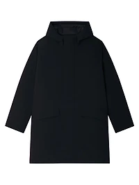 Hooded Parka Jacket with Zip