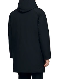 Hooded Parka Jacket with Zip