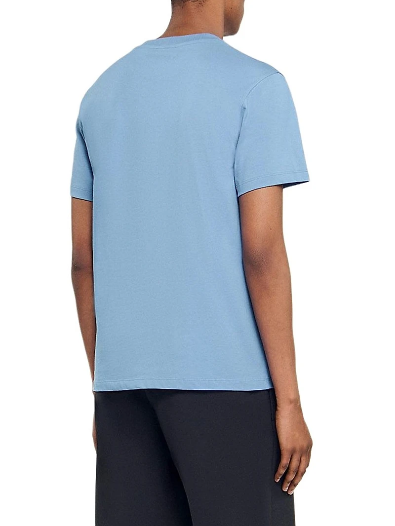 T-Shirt with Flower Patch
