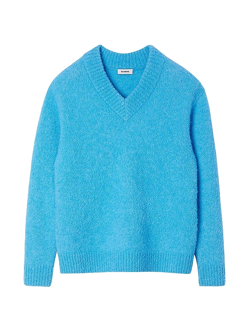 V-Neck Long-Sleeve Jumper