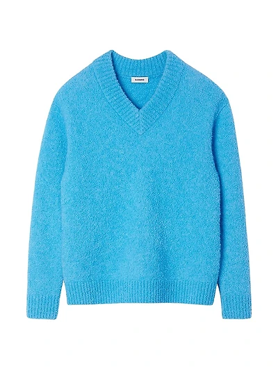 V-Neck Long-Sleeve Jumper