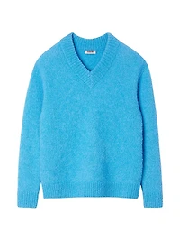V-Neck Long-Sleeve Jumper