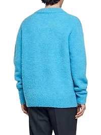 V-Neck Long-Sleeve Jumper