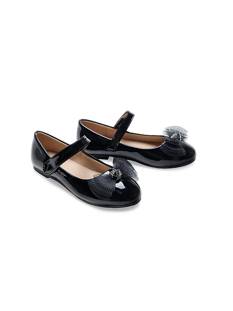 Little Girl's & Lucille Bow Flats