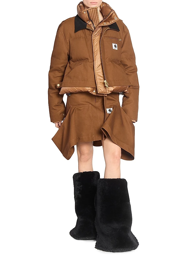 Sacai x Carhartt WIP Duck Cotton Miniskirt