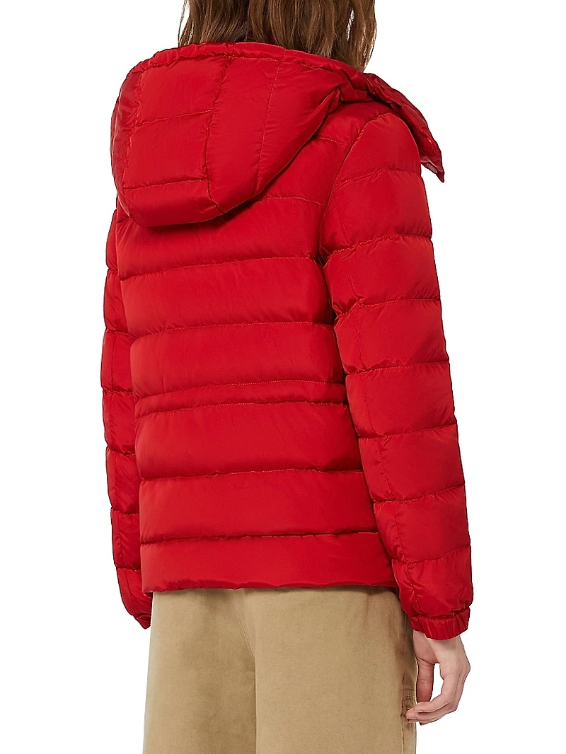Short Down Jacket Water Repellent Taffeta