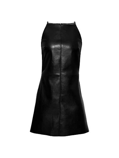Faith Recycled Leather Dress