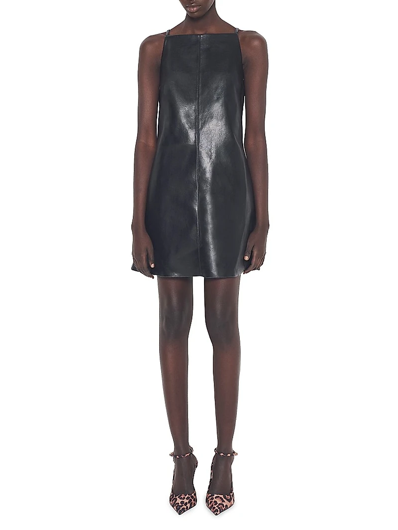 Faith Recycled Leather Dress