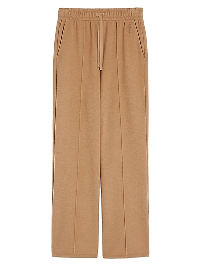 Drap Effect Jersey Trousers
