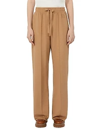 Drap Effect Jersey Trousers