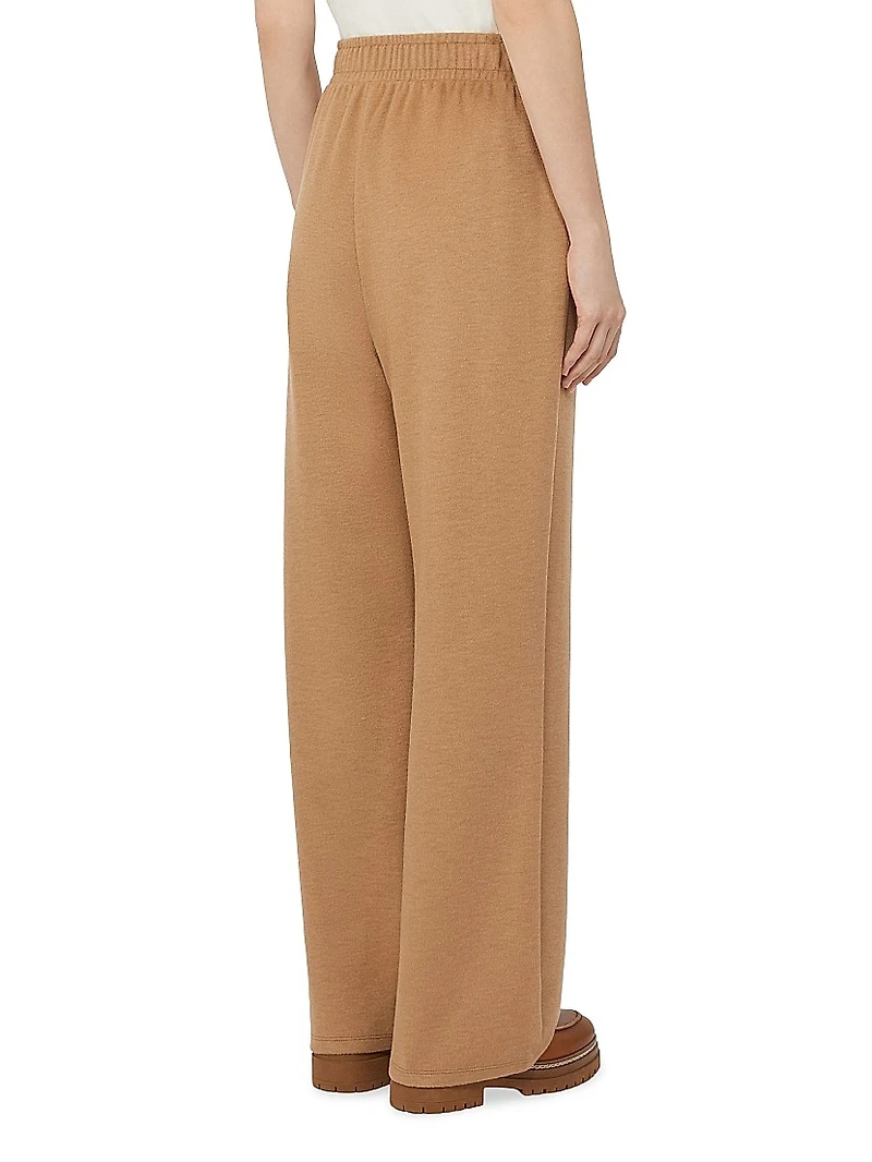 Drap Effect Jersey Trousers
