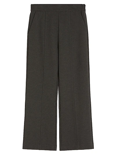 Flared Jersey Trousers