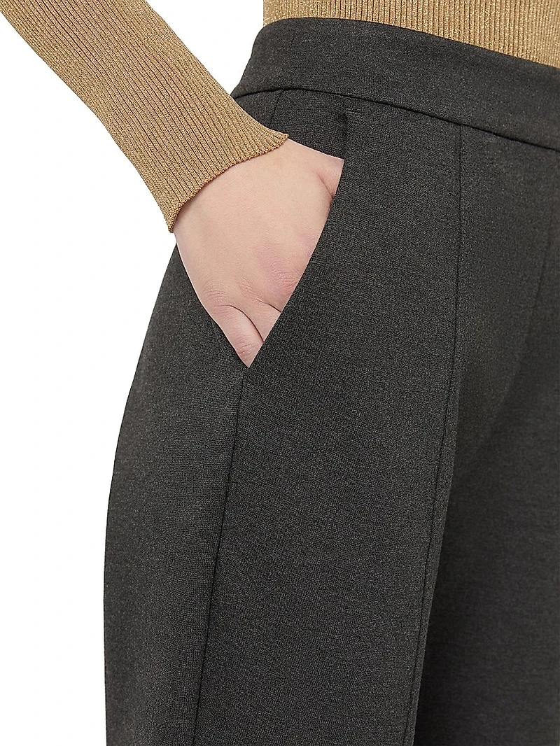 Flared Jersey Trousers
