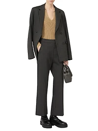 Flared Jersey Trousers