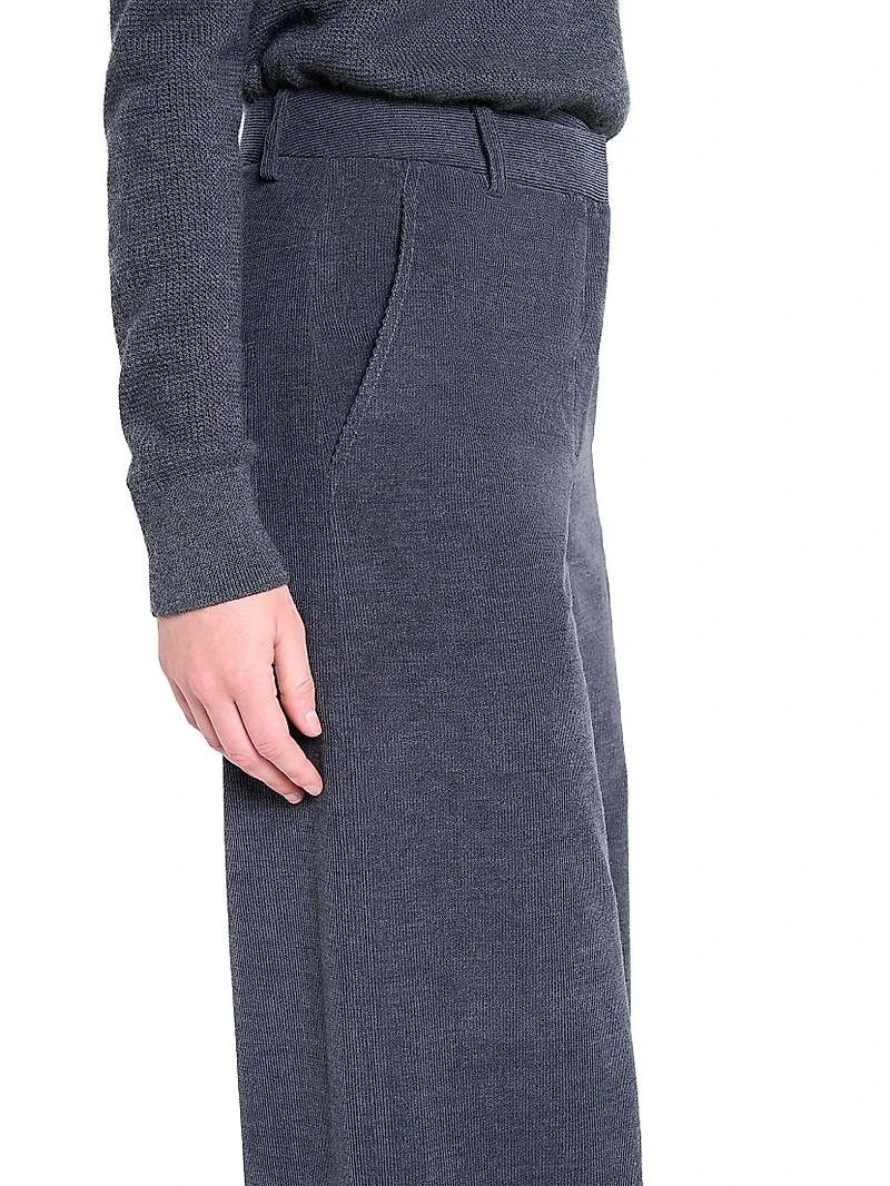 Dylan Cotton-Cashmere Straight-Leg Pants