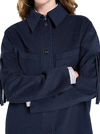 Midnight Cowboy Fringed Cashmere Jacket
