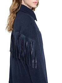 Midnight Cowboy Fringed Cashmere Jacket